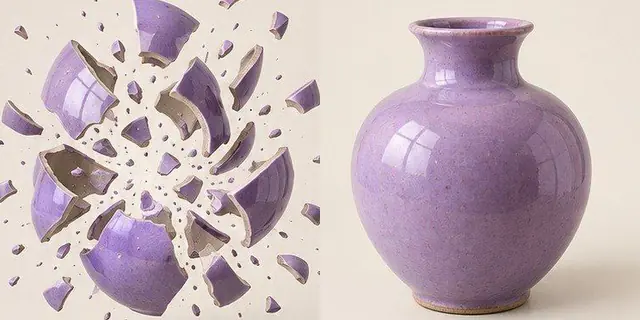 לפני ואחרי עם הפקודה /explosion: רגע הפיצוץ, עם רסיסים לכל כיוון