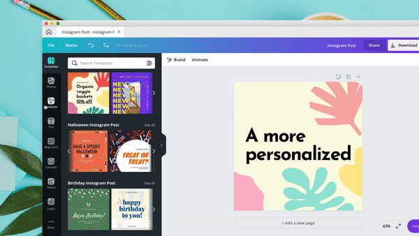design anything with canva